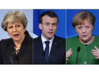 May, Macron Ve Merkel İran'ı Görüştü