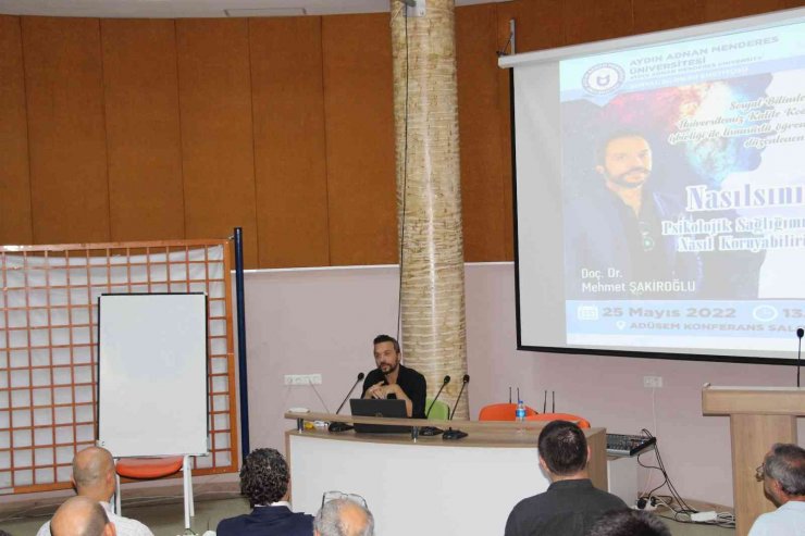 Adü’de "psikolojik Sağlığımızı Nasıl Koruyabiliriz" Etkinliği Gerçekleştirildi