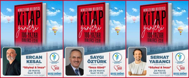 Merkezefendi Kitap Günleri’nde Konuklarını Ağırlamaya Devam Ediyor