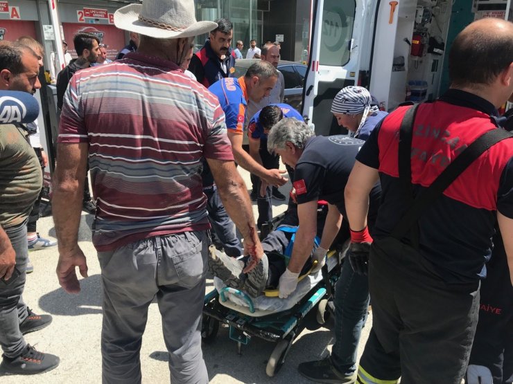 Erzincan’da Göçük: 2 Yaralı