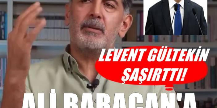 Levent Gültekin şok etti! Ali Babacan'a çarpıcı övgü