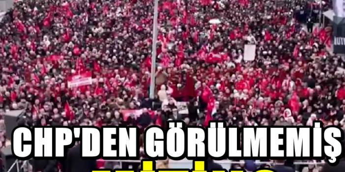 CHP'den görülmemiş miting: Büyük ses getirdi
